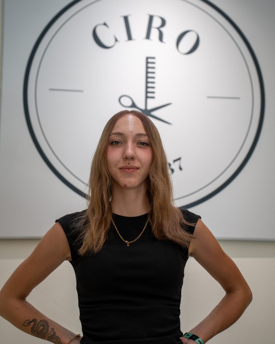 Noémie de chez Ciro Coiffure à Martigny